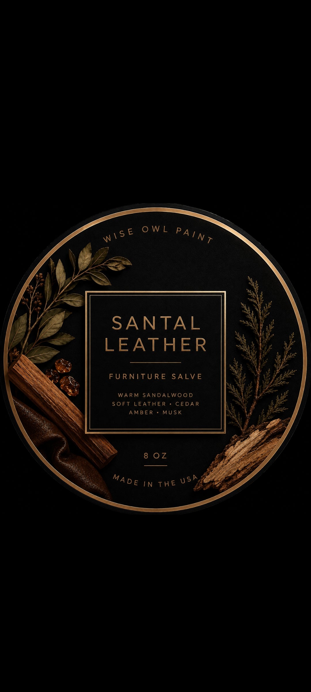 SANTAL LEATHER SALVE 4oz