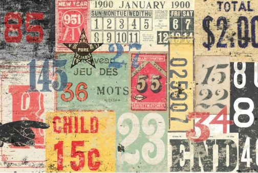 ROYCYCLED NUMBERED DECOLLAGE #43