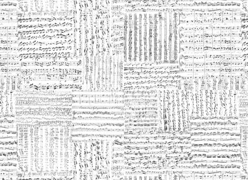 Vintage Music Notes Decoupage Paper - Sheet Music Design for Furniture Restoration & Crafts