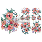 BRILLIANT BLOOMS – 2 SHEETS, 8.5″X11″  #663803