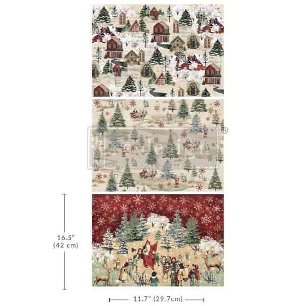 WHIMSICAL WOODLAND – 3 SHEETS, 11.7″X16.5″ EACH 671471