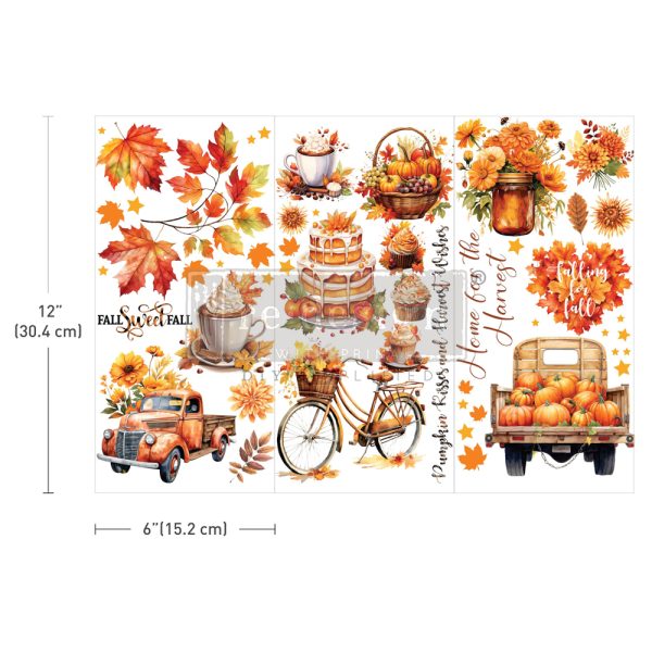 AUTUMN SPLENDOR – 3 SHEETS, 6″X12″ 673666