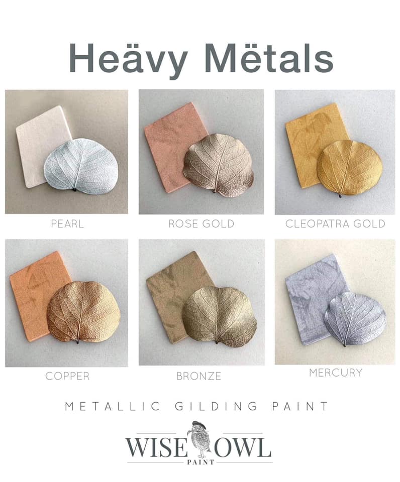 Wise Owl Heavy Metals paint - Gold Dust